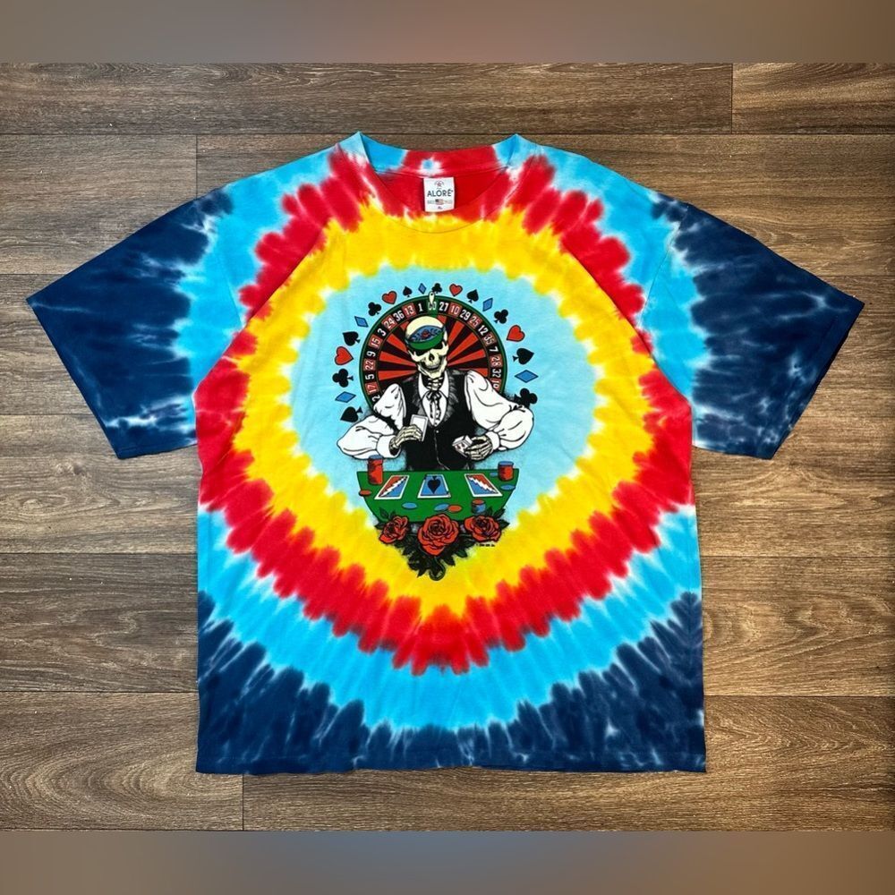 Vintage Grateful Dead Poker Casino Single Stitch Made In USA T-shirt 2006 Sz XL